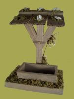 Produktbild zu: Wassertrog mit Dach, 16 x 13 x 9 cm