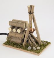Produktbild zu: Flackerlagerfeuer, 230 V, 12 x 8 x 12 cm