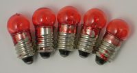 Produktbild zu: kleine Birne rot (E 5,5/3,5 Volt), 1 Stück