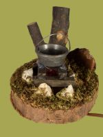 Produktbild zu: Lagerfeuer mit Topf, 6 x 7 cm (rotes Dauerlicht)
